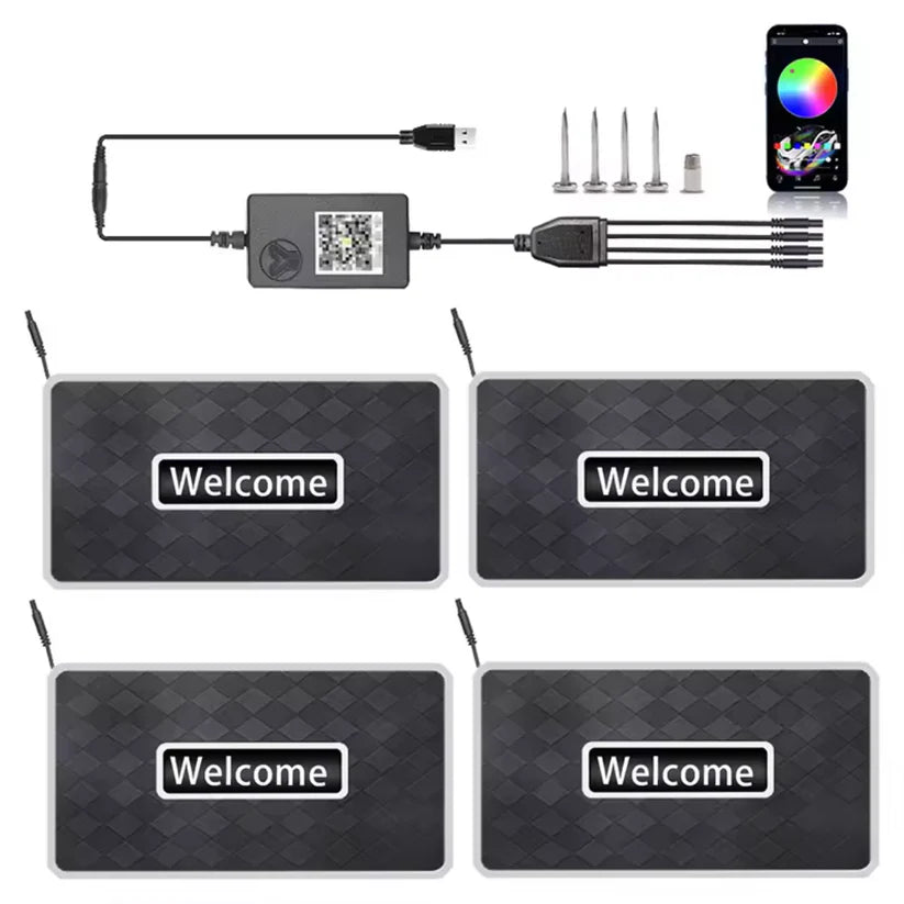 Thrill Studios™ Custom RGB LED Car Mats