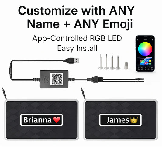 Thrill Studios™ Custom RGB LED Car Mats