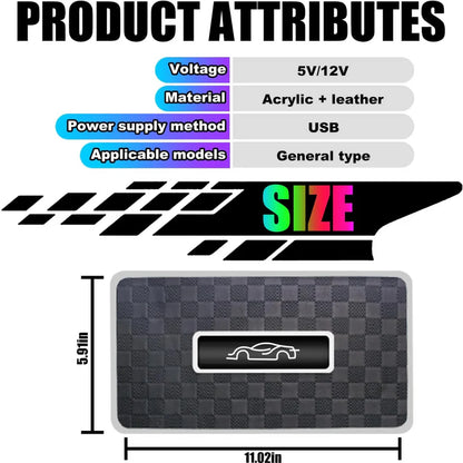 Thrill Studios™ Custom RGB LED Car Mats