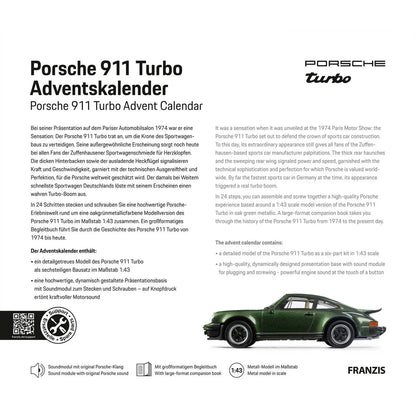 Porsche 911 Turbo Advent Calendar 1:43